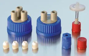Merck Duran GL 45 connection system caps and accessories