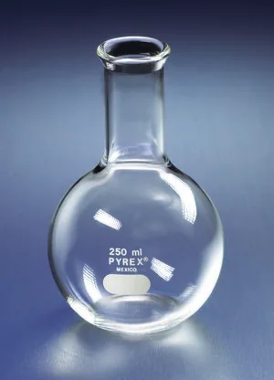 Merck Pyrex Florence flat-bottom flask