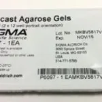 Merck Precast Agarose Gels