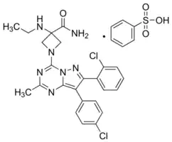 Merck CE-178253 benzenesulfonate salt