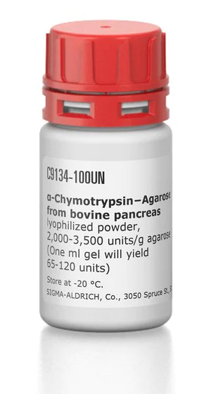 Merck α-Chymotrypsin−Agarose from bovine pancreas