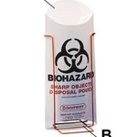Merck Sharps safety pouch stand