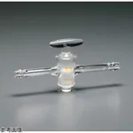 AS ONE 2-Way Cock (Rubber Plug Type), 2방향 콕 (고무 마개 타입)