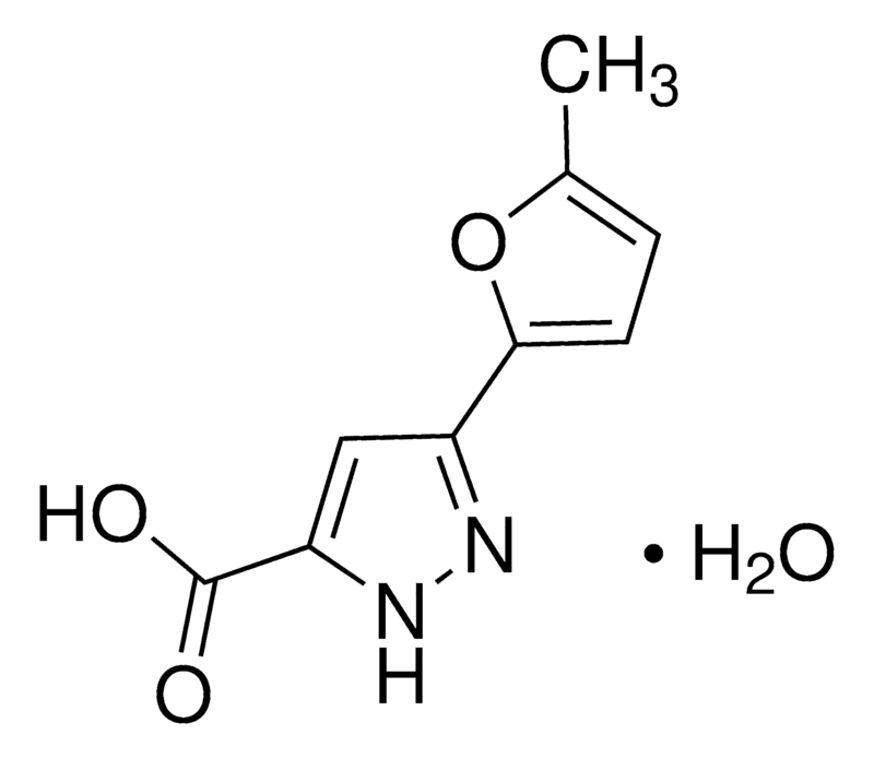 Merck 3-(5-Methyl-2-furyl)-1H-pyrazole-5-carboxylic acid hydrate
