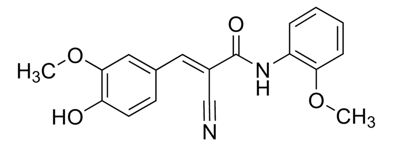 Merck 2-Cyano-3-(4-hydroxy-3-methoxyphenyl)-N-(2-methoxyphenyl)-2-propenamide