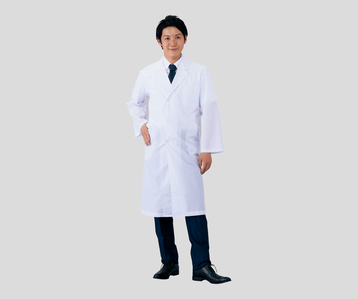 AS ONE White Coat for Laboratory (for Men), 실습 백의(남성용)