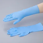 AS ONE CLEAN KNOLL Nitrile Gloves Long (Powder Free) Blue L 100 Piecesand others