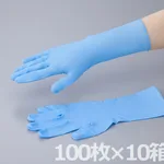 AS ONE CLEAN KNOLL Nitrile Gloves Long (Powder Free) Blue L 1000 Piecesand others