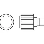 AS ONE Replacement Knob Screw For Stirrer Shaft