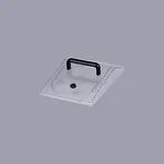 AS ONE Lid(PP), for Vertical Water Bath