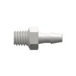 10-32 Special Tapered Thread with 1/4` Hex to 200 Series Barb, 3/32` (2.4 mm) ID Tubing