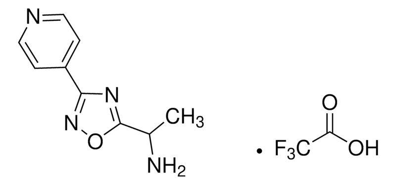 Merck 1-(3-Pyridin-4-yl-1,2,4-oxadiazol-5-yl)ethanamine trifluoroacetate salt