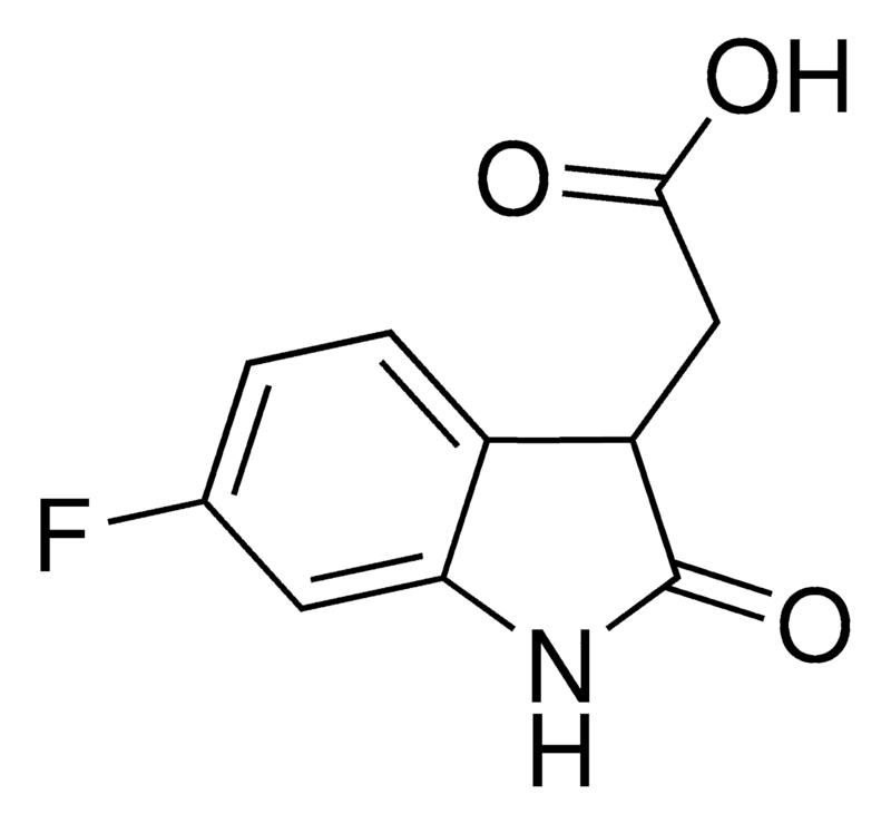 Merck (6-Fluoro-2-oxo-2,3-dihydro-1H-indol-3-yl)acetic acid