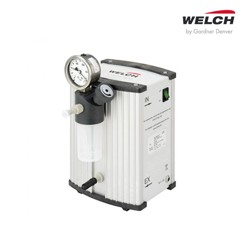 Welch MPC105T / 풀 테프론 다이아프램 진공 펌프 (Full PTFE Diaphragm Vacuum Pump) 20L/min 2mbar[1EA]