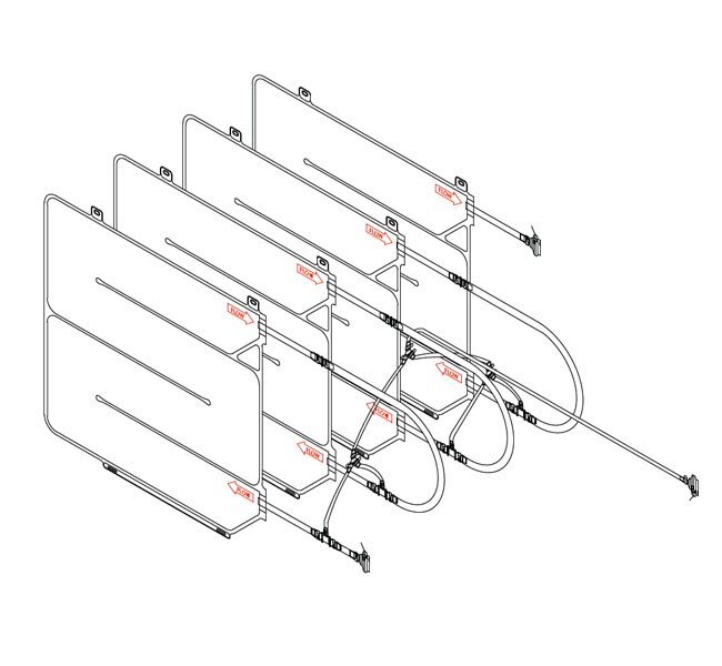 Thermo Fisher Scientific DHX Heat Exchanger BioProcess Container (BPC), ASI 26/77 film, ReadyMate connections, drain ports, four 6-L BPCs
