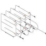 Thermo Fisher Scientific DHX Heat Exchanger BioProcess Container (BPC), ASI 26/77 film, ReadyMate connections, drain ports, four 6-L BPCs