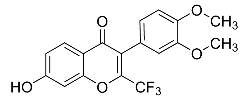 Merck 3-(3,4-Dimethoxyphenyl)-7-hydroxy-2-(trifluoromethyl)-4H-chromen-4-one