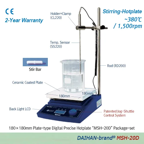 Daihan Science 디지털 가열 자력 교반기 380℃ Digital Hotplate Stirrer