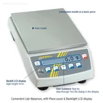 KERN 편리형 연구실 저울 Convenient Lab-Balances with Piece count & Backlight LCD display KB