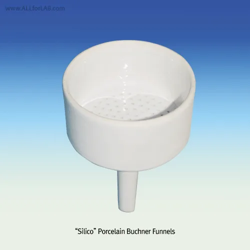 Silico & Chemico Porcelain Works Porcelain Buchner Funnel