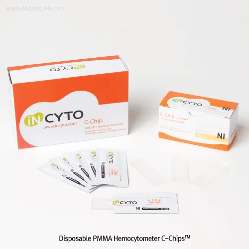 INCYTO Disposable PMMA Hemocytometer C-Chip TM