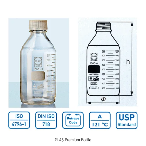 DURAN GL45 Premium Bottle