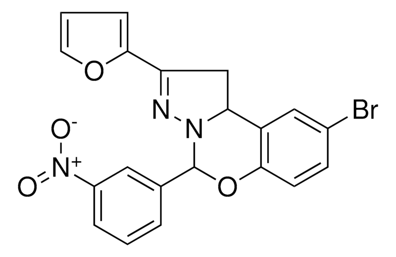 Merck 8-BR-2-FURAN-2-YL-4(3-NITRO-PH)1-