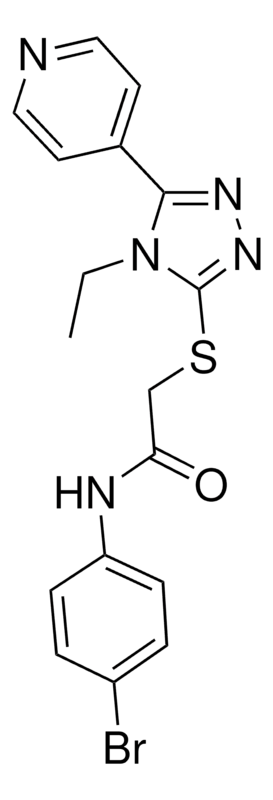 Merck N-(4-BR-PH)-2-((4-ETHYL-5-(4-PYR-