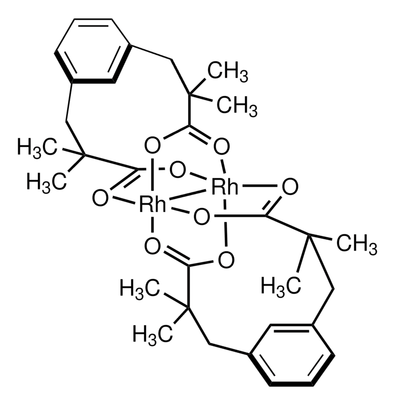 Merck Bis[rhodium(alpha,alpha,alpha',alpha'-tetramethyl-1,3-benzenedipropionic acid)]