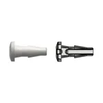 Press-In Plug with Classic Series Barb, 1/16` (1.6 mm) ID Tubing