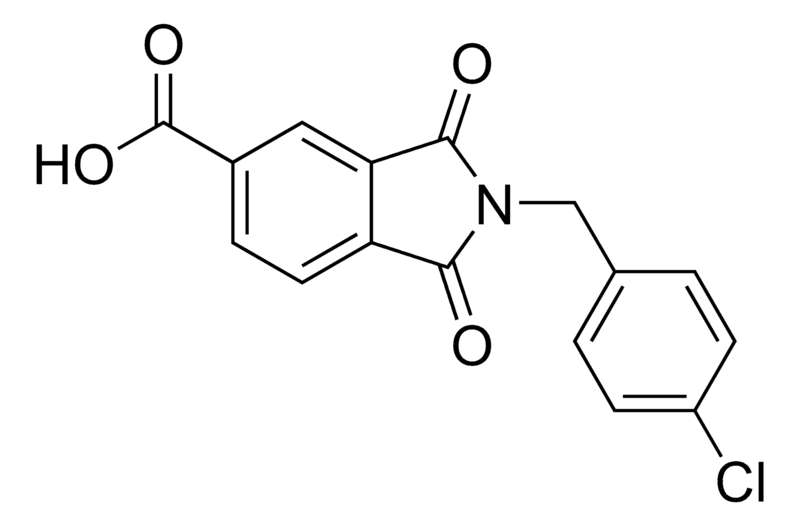 Merck 2-(4-Chlorobenzyl)-1,3-dioxo-5-isoindolinecarboxylic acid