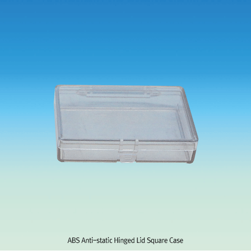 Daihan Science ABS Anti-static Hinged Lid Square Case, 정전기 방지형 4각 컨테이너, 경첩식 커버부