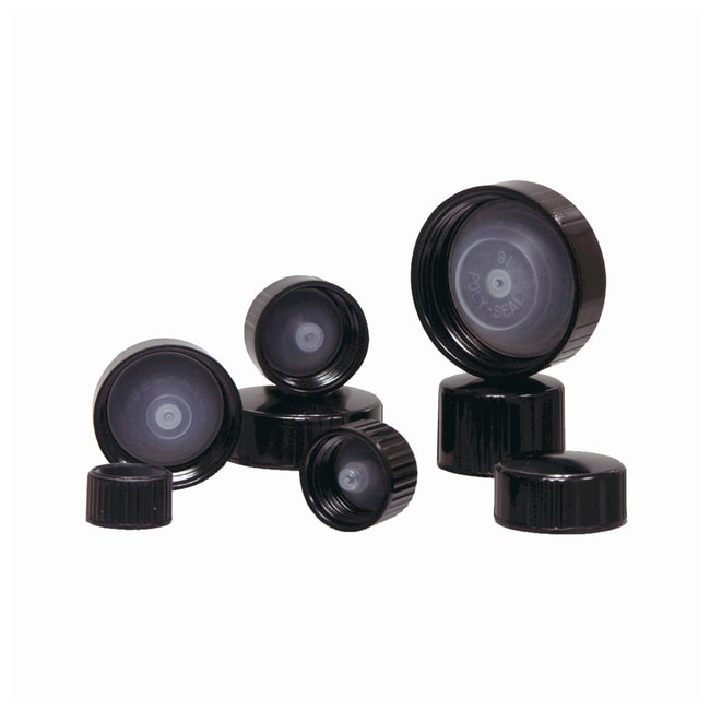 Thermo Fisher Scientific Black Phenolic PolyCone Cap