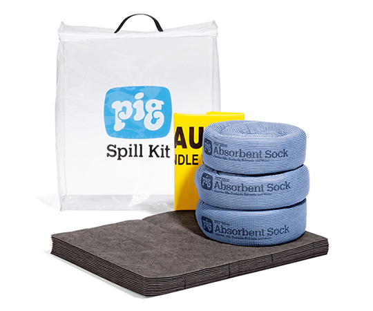 AS ONE Absorbent Set (PIG®Clear Spill Kit), 흡수제 세트 (PIG®Clear Spill Kit)
