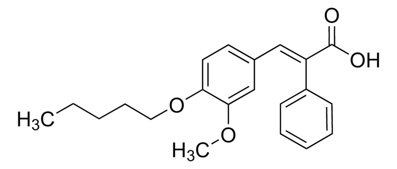 Merck 3-[3-Methoxy-4-(pentyloxy)phenyl]-2-phenyl-2-propenoic acid