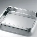 AS ONE Stainless Square Tray (Flat Edge Type), 각형 스테인리스 트레이(플랫엣지 타입)