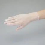 AS ONE Vinyl disposable Glove (Powdered)(Modellobe), 일회용 비닐장갑 (파우더드)(모델로브)