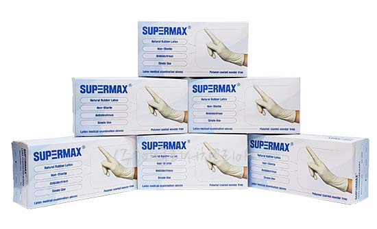 SuperMax SuperMax Latex Glove (슈퍼맥스 라텍스글러브)