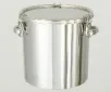 AS ONE Stainless Steel Tapered Tank (with Lid and Clamp), SUS304, 테이퍼형 스테인리스탱크(뚜껑 부속, 클램프 타입)