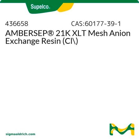 Merck AMBERSEP(R) 21K XLT Mesh Anion Exchange Resin (Cl-)