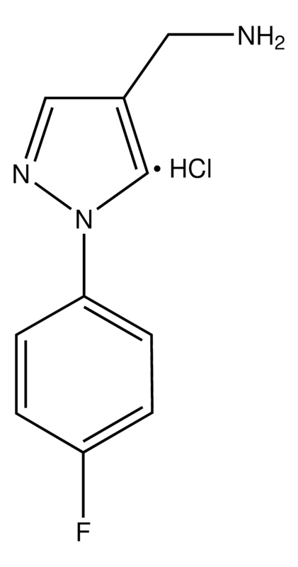 Merck 1-[1-(4-Fluorophenyl)-1H-pyrazol-4-yl]methanamine hydrochloride
