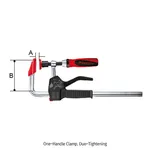 Daihan Science 자동 압착 클램프, 이중조임, One-Handle Clamp, Duo-Tightening