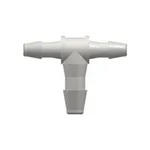 Tee Reduction Tube Fitting with 200 Series Barbs, 3/32` (2.4 mm) and 1/8` (3.2 mm) ID Tubing