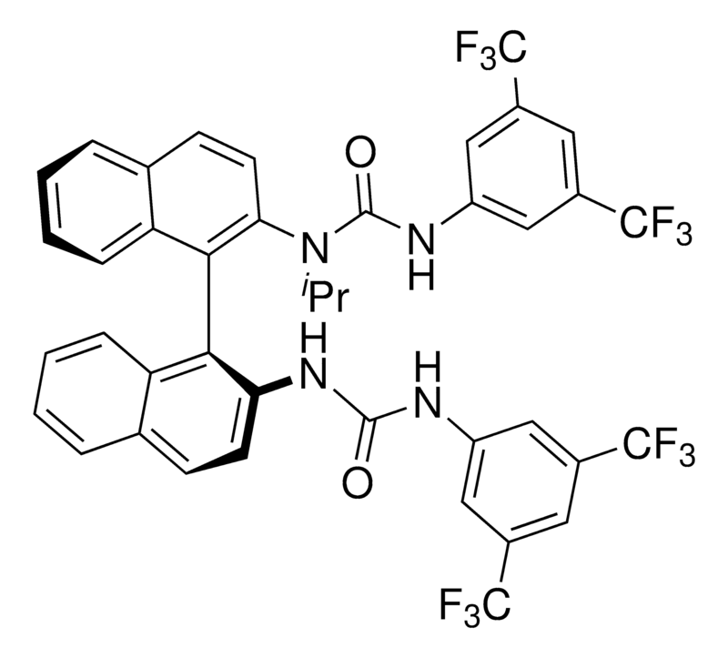 Merck ((S)-3-(3,5-Bis(trifluoromethyl)phenyl)-1-(2'-(3-(3,5-bis(trifluoromethyl)phenyl)ureido)-[1,1'-binaphthalen]-2-yl)-1-isopropylurea