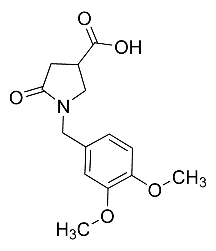 Merck 1-(3,4-Dimethoxybenzyl)-5-oxo-3-pyrrolidinecarboxylic acid