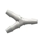 Y Tube Fitting with 200 Series Barbs, 5/32` (4.0 mm) ID Tubing