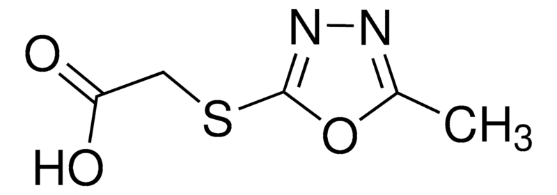 Merck [(5-Methyl-1,3,4-oxadiazol-2-yl)thio]acetic acid