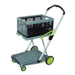 AS ONE 2-Stage Container Cart with Folding Container (Clax Mobil Trolley), 접이식 2단 대차(접이식 컨테이너 부속)