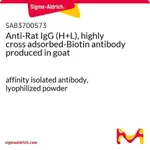 Merck Anti-Rat IgG (H+L), highly cross adsorbed-Biotin antibody produced in goat