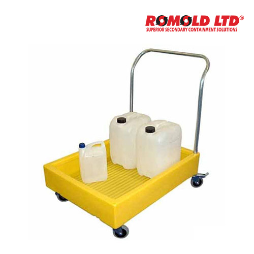 Romold ST66WH / 유출방지 팔레트형 안전카트(933*608*938mm, 66L)[1EA]